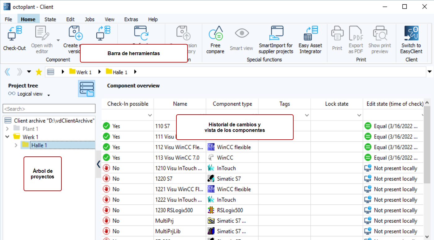 Interfaz de usuario UserClient