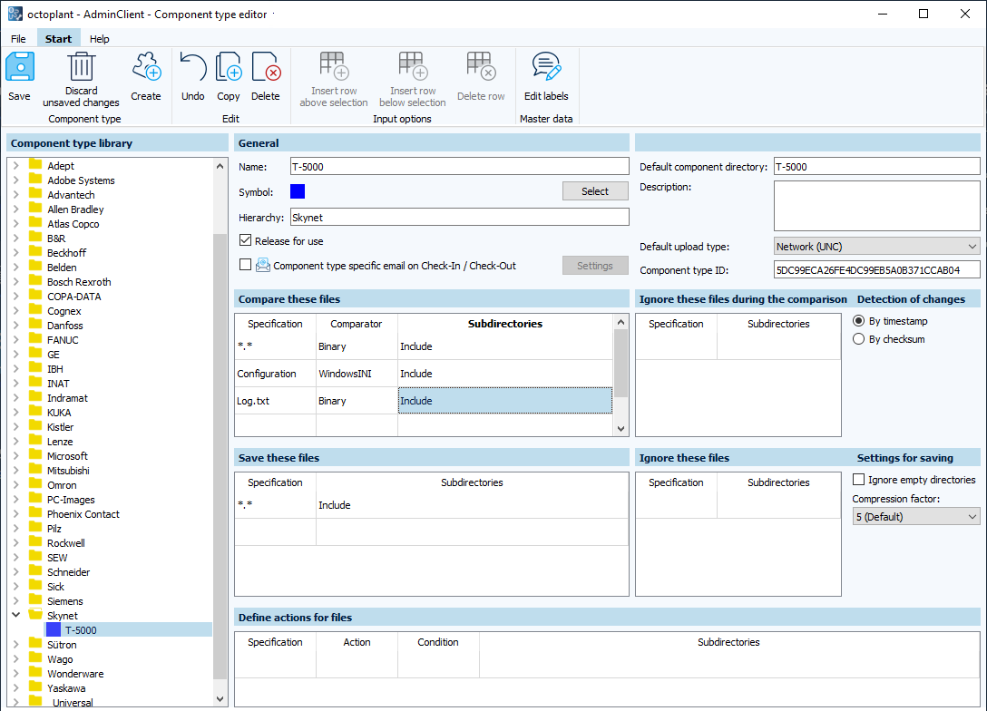 Figure: Component type T-5000