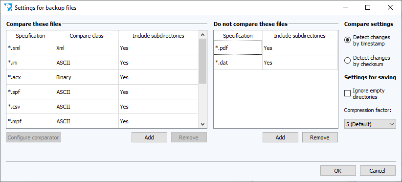 Figure: Sinumerik ONE Dialog Backup files