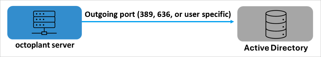 Figure: Active Directory connection overview