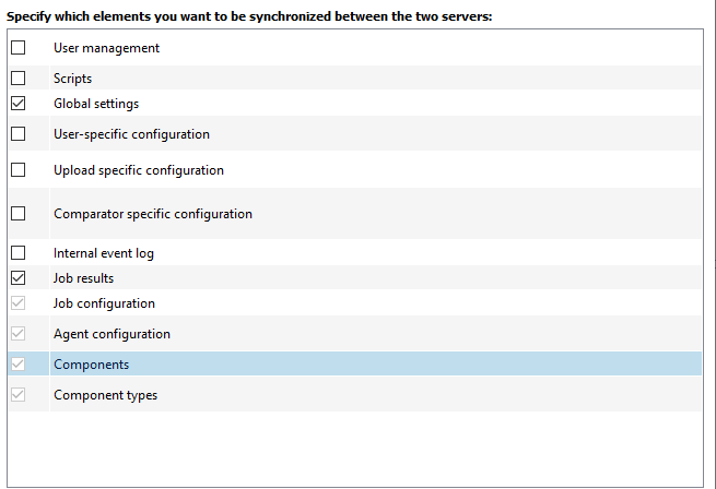 Figure: Configuration selection dialog, Express option