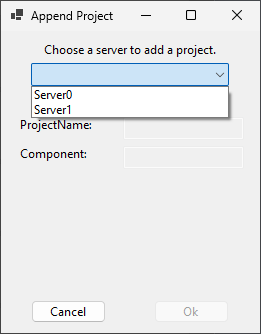 Figure: Add project