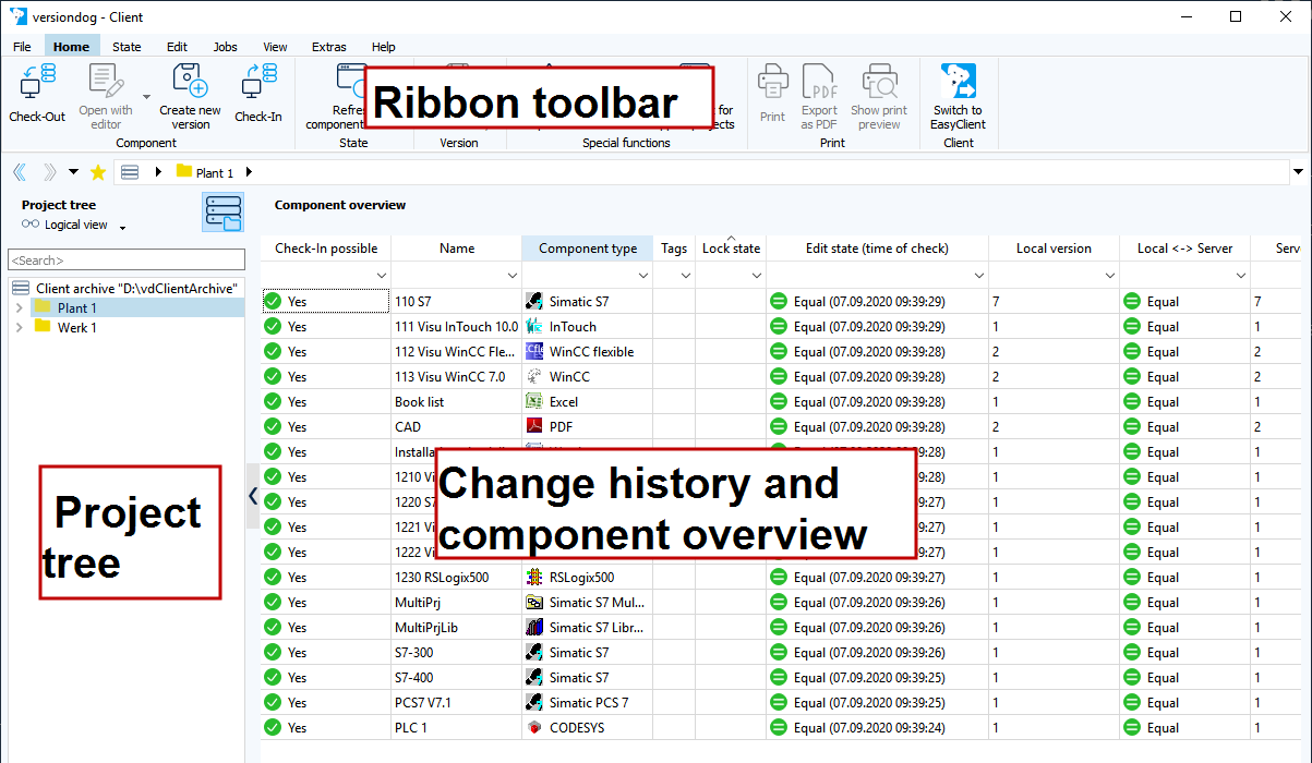 Figure: UserClient user interface