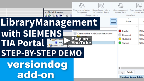 Demostración de LibraryManagement junto con TIA Portal